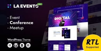 La Evento 1.2.3 – An Organized Event WordPress Theme