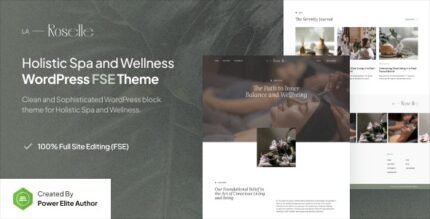La Roselle 1.0.0 – Holistic Spa & Wellness Gutenverse FSE WordPress Block Theme