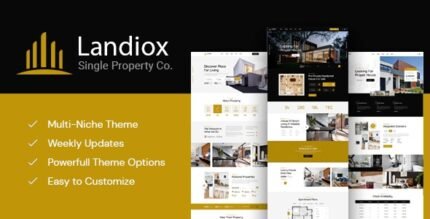 Landiox 1.0.8 – Single Property WordPress Theme