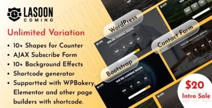 Lasoon 2.0.0 – Coming Soon / Maintenance Mode WordPress Plugin