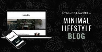 Lavander 1.4 – A Lifestyle Responsive WordPress Blog Theme