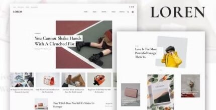 Loren 2.6.7 – Responsive WordPress Blog Theme