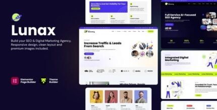 Lunax 7.1 – Digital Marketing Agency & SEO WordPress Theme