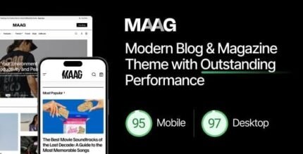 Maag 1.0.7 – Modern Blog & Magazine Theme with Outstanding Performance