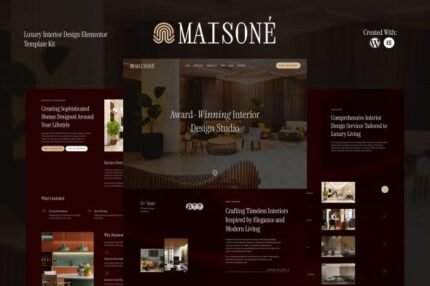 Maisone – Photography Elementor Template Kit