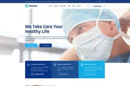 Meddox 1.0.2 – Medical & Health WordPress Theme