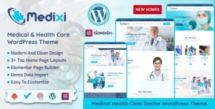 Medixi 1.2.3 – Doctor & Medical Care WordPress Theme