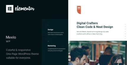 Meelo 1.6 – Corporate One Page WordPress Theme
