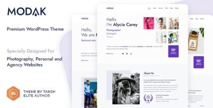 Modak 1.3.0 – One Page WordPress Theme