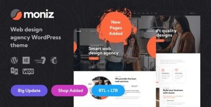 Moniz 1.3 – Web Design Agency WordPress Theme