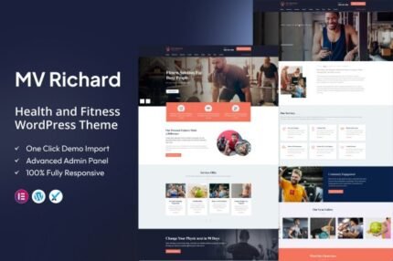 MV Richard 1.8 – Health and Fitness WordPress Theme