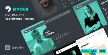 Myour 1.7.0 – CV Resume WordPress Theme