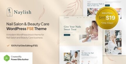 Naylish 1.0.3 – Nail Salon & Beauty Care FSE WordPress Theme