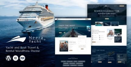 Neera 1.0.9 – Yacht, Boat Travel & Rental WordPress Theme
