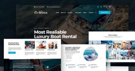 Nevica 1.7.1 – Yacht Rental WordPress Theme