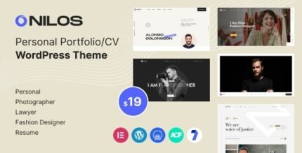 Nilos 1.0 – Personal Portfolio WordPress Theme