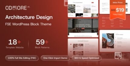 Odoore Studio 1.0.1 – Architecture & Interior Design FSE WordPress Block Theme