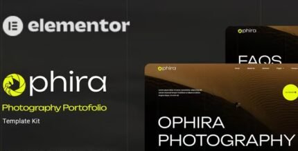 Ophira 1.0 – Photography Portfolio Elementor Template Kit