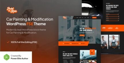 PaintMyRide 1.0.3 – Car Painting & Modification FSE WordPress Theme