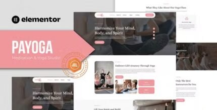 Payoga 20250426 – Meditation & Yoga Studio Elementor Template Kit