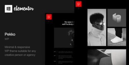 Pekko 1.5 – Minimal Dark WordPress Theme