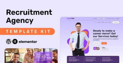Peopletact 1.0 – Recruitment Agency Elementor Template Kit