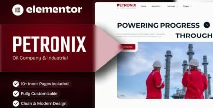 Petronix 2.1.0 – Oil Company & Industrial Elementor Template Kit
