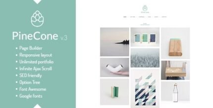 PineCone 5.4.4 – Creative Portfolio and Blog for Agency