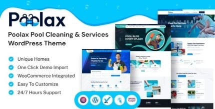Poolax 1.0.2 – Pool Cleaning & Services WordPress Theme