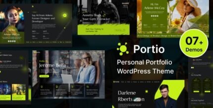 Portio 1.0 – Personal Portfolio Resume WordPress Theme