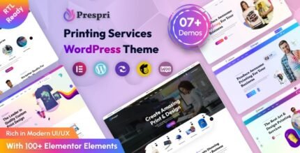 Prespri 1.0.5 – Printing Services WordPress Theme