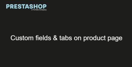 Custom fields & tabs on product page 2.3.8