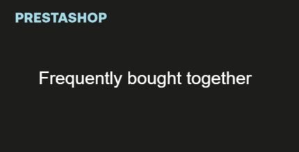 Frequently bought together PrestaShop 2.4.0
