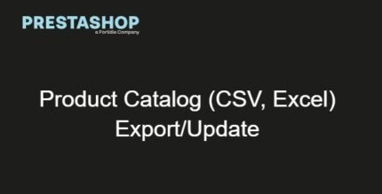 PrestaShop Product Catalog (CSV, Excel) Export/Update 3.8.8