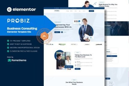 Probiz – Business Consulting Elementor Template Kits