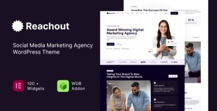 Reachout 8.8 – Social Media Marketing Agency WordPress Theme