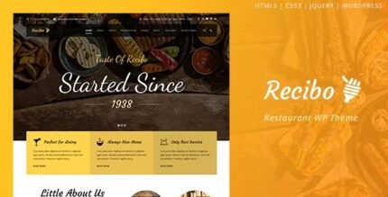 Recibo 1.4.6 – Restaurant WordPress Theme