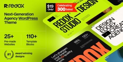Redox 1.0.6 – Creative Agency Portfolio WordPress Theme