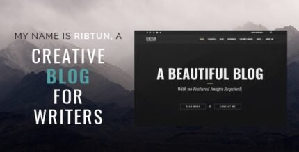 RibTun 1.2 – WordPress Blog Theme For Writers