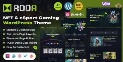 Roda 1.1.1 – Gaming Store & eCommerce WordPress Theme