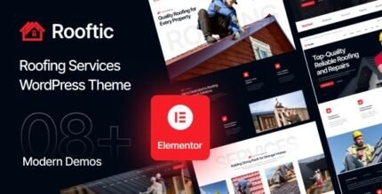 Rooftic 1.0.0 – Roofing Services WordPress Theme