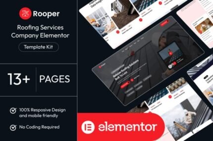 Rooper – Roofing Services Elementor Template Kit