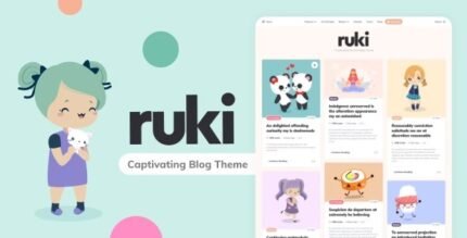 Ruki 1.4.8 – A Captivating Personal Blog Theme