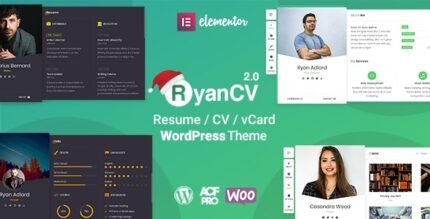 RyanCV 3.9.2 – Resume WordPress Theme