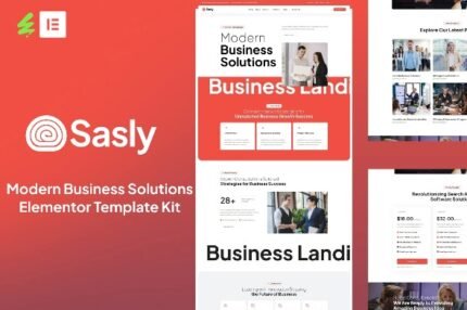 Sasly – AI-driven Website Builder Elementor Template Kit
