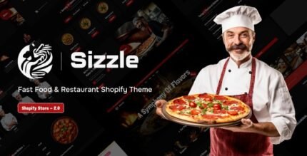 Sizzle 1.0 – Fast Food & Restaurant Shopify Theme