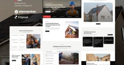 Solid – Roofing Repair & Construction Service Elementor Template Kit