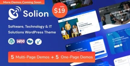 Solion 2.4 – Technology & IT Solutions WordPress Theme