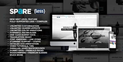 Spare 1.7 – Ultimate MultiPurpose LESS Theme