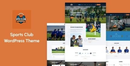 SpoClub 1.1.6 – Sports Club WordPress Theme
